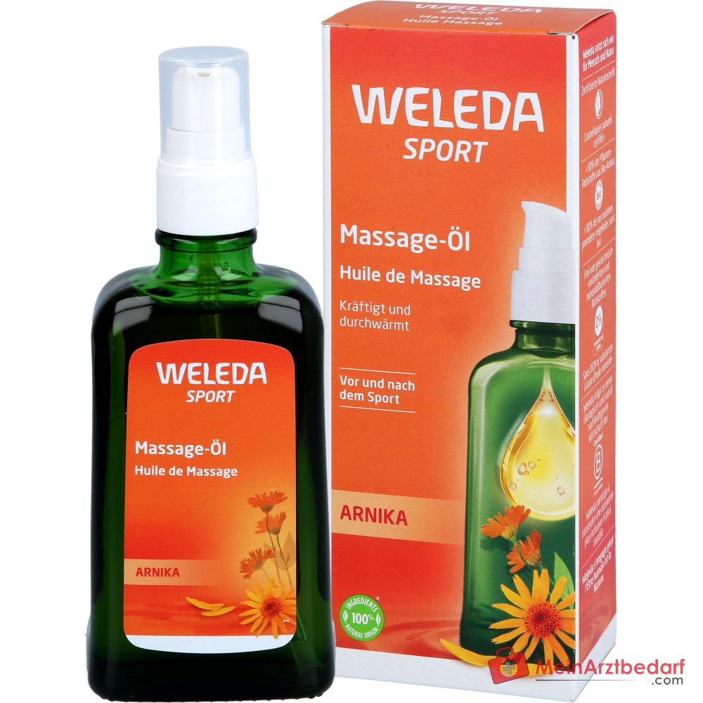 Weleda Sport Massage-Öl Arnika, 100 ml