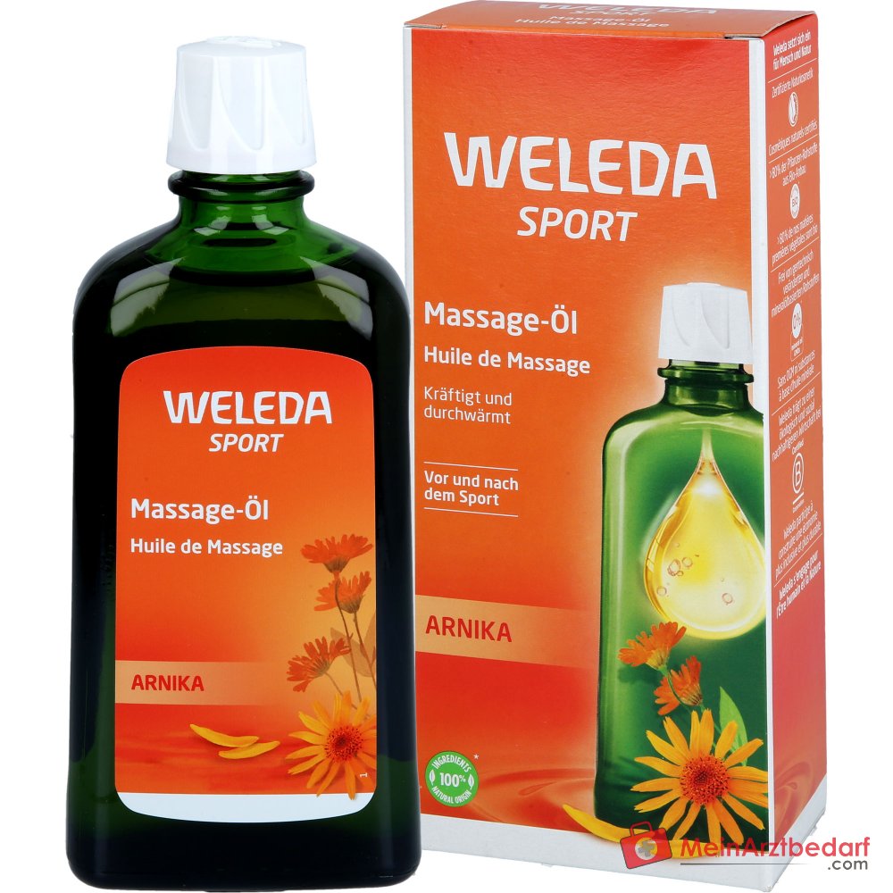 Weleda Sport Massage-Öl Arnika, 200 ml