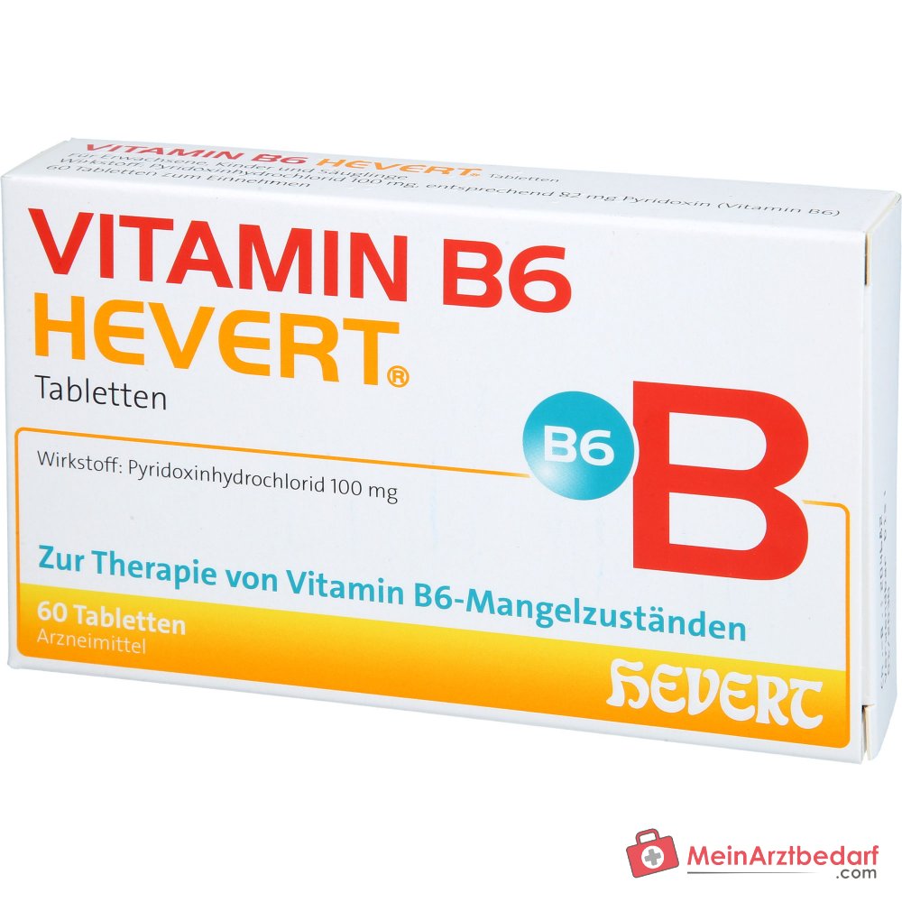 Tabletki Hevert Witamina B6, 60 szt.