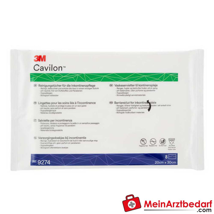 3M Cavilon Inkontinenz-Reinigungstücher, 12x8 Stk.