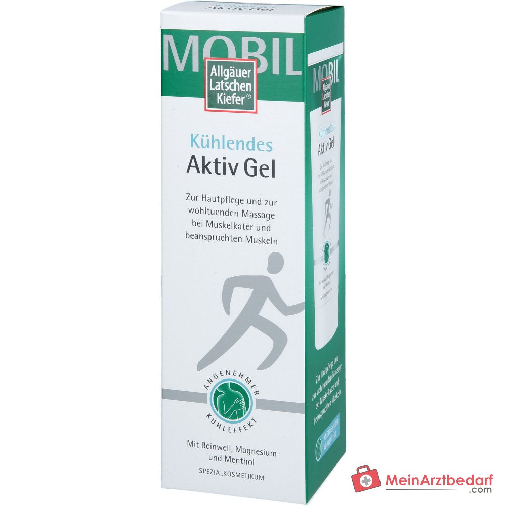 Allgäuer Latschenkiefer Kühlendes Aktiv Gel Menthol / Beinwell / Arnika / Campher / Magnesium / Panthenol Gel, 200 ml.