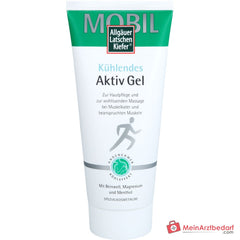 Allgäuer Latschenkiefer Kühlendes Aktiv Gel Menthol / Beinwell / Arnika / Campher / Magnesium / Panthenol Gel, 200 ml.