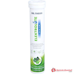 Dr. Theiss Elektrolüte Senior Magnesium / Natrium / Vitamin C / Vitamin B12 / Vitamin B5 / Vitamin B1 / Glucose / Weißdorn-Extrakt Brausetabletten, 20 St..