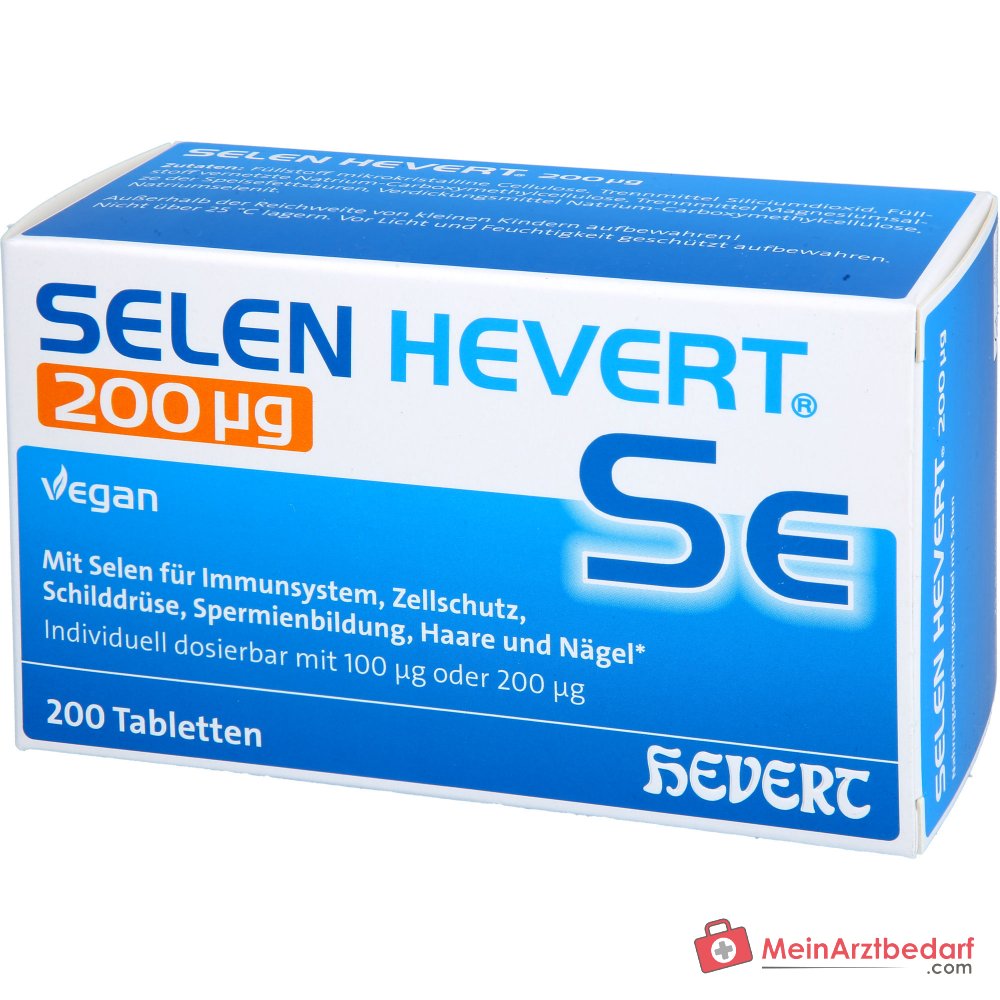 Hevert Selen Natriumselenit Tabletten 200 µg, 200 St.