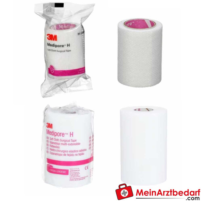 3M Medipore H nonwoven dressing for fixation perforated