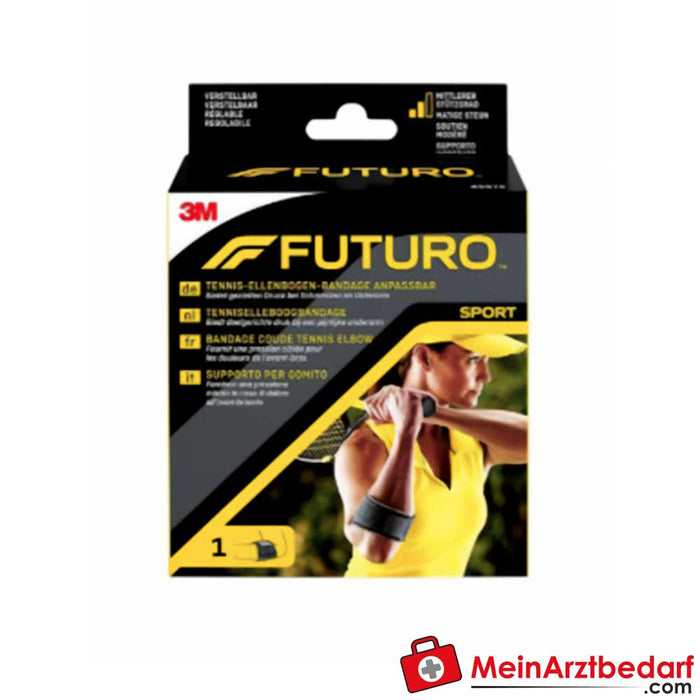 3M FUTURO Sport verstellbare Ellenbogen-Bandage Tennis, 12 Stk.