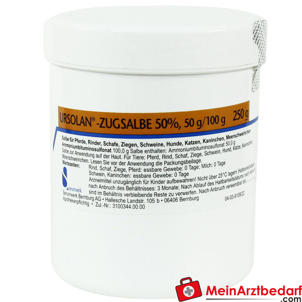 Ursolan Zugsalbe 50% vet 250 g