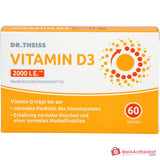 Dr. Theiss Vitamin D3 Cholecalciferol Tabletten 2000 I.E., 60 St..