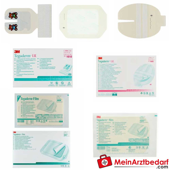 3M Tegaderm sterile fixation bandages transparent
