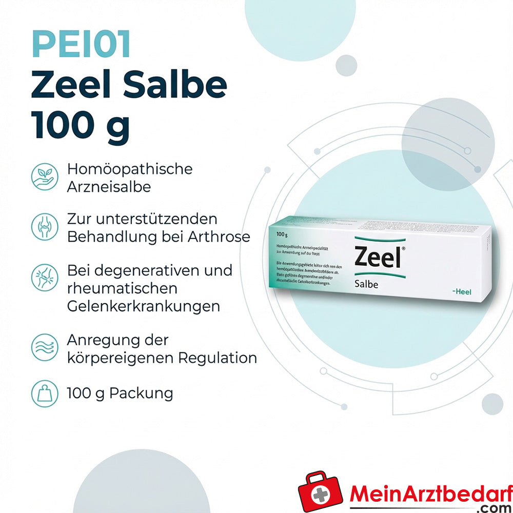 PEI01 Zeel maść 100 g, homeopatyczna maść lecznicza na chorobę zwyrodnieniową stawów