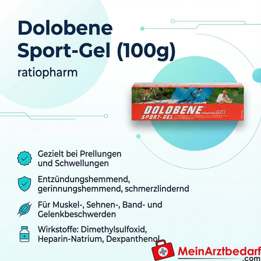 ratiopharm Dolobene Sport-Gel 100g na stłuczenia i obrzęki