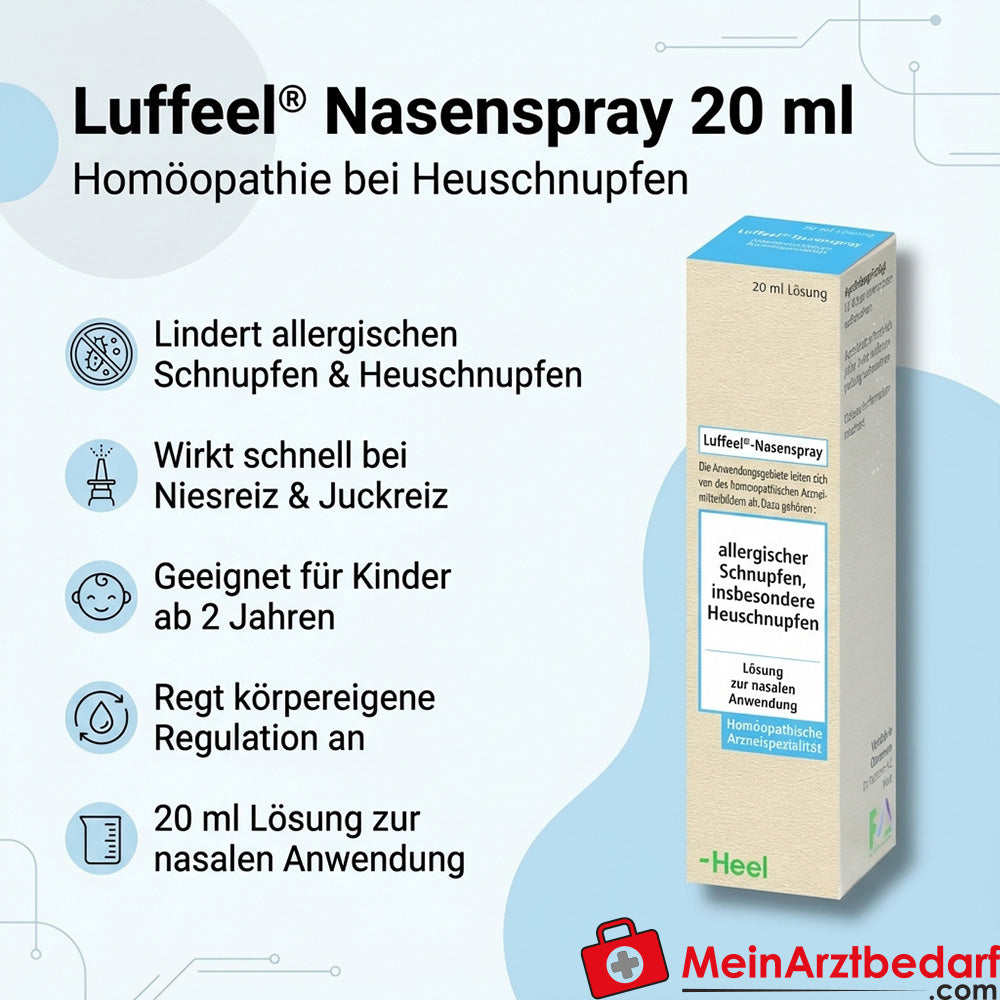 PEI01 Luffeel neusspray 20 ml - Homeopathie voor hooikoorts