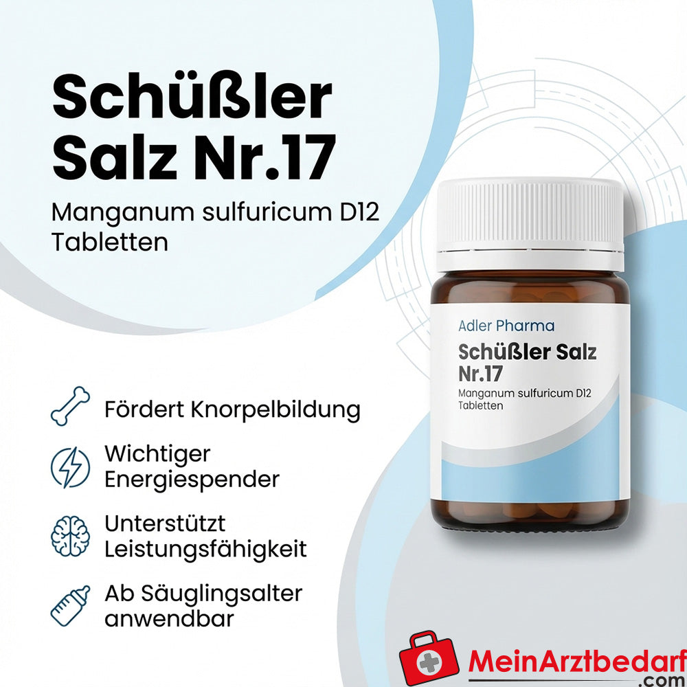 Adler Pharma Schüßler Salz Nr.17 Manganum sulfuricum D12 Tabletten 250 g