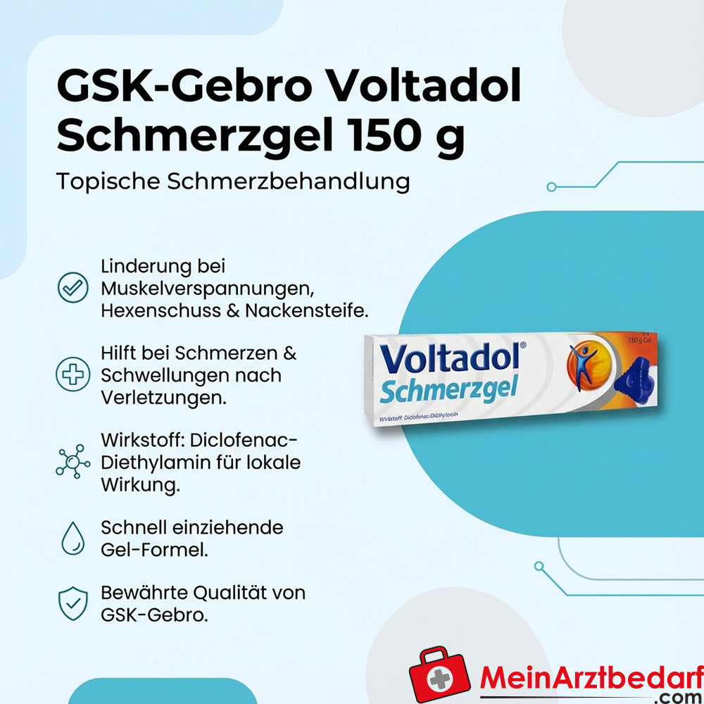 GSK-Gebro Voltadol pijngel 150 g diclofenac-diethylamine