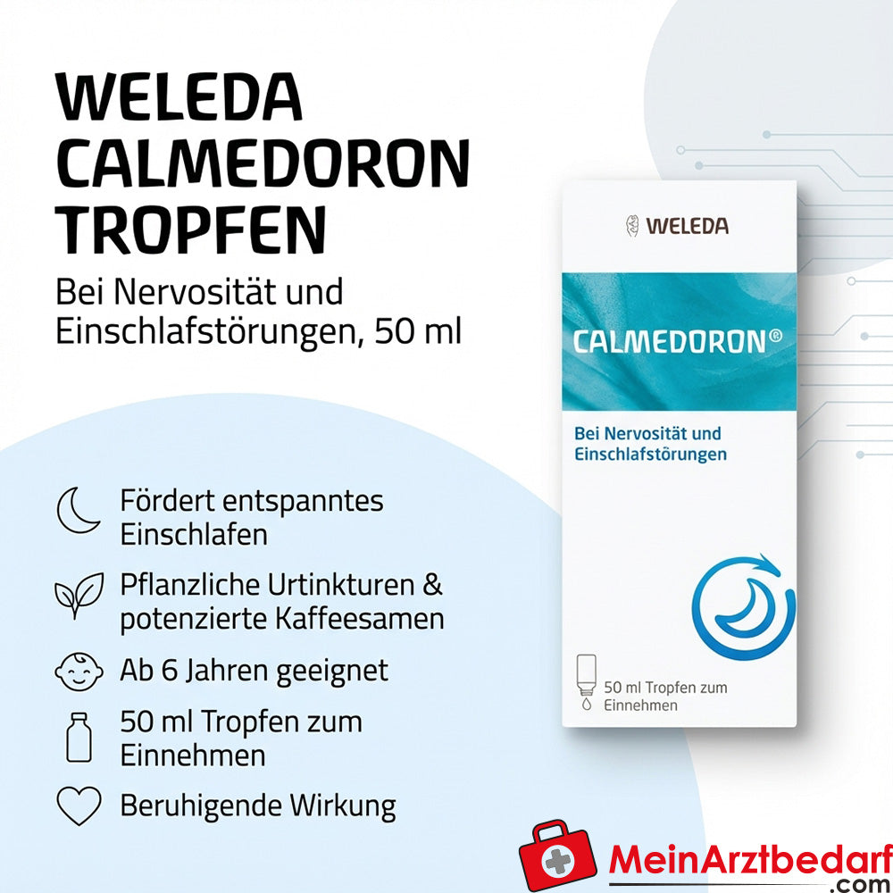 Weleda Calmedoron Tropfen 50ml beruhigend bei Schlaf & Nervosität