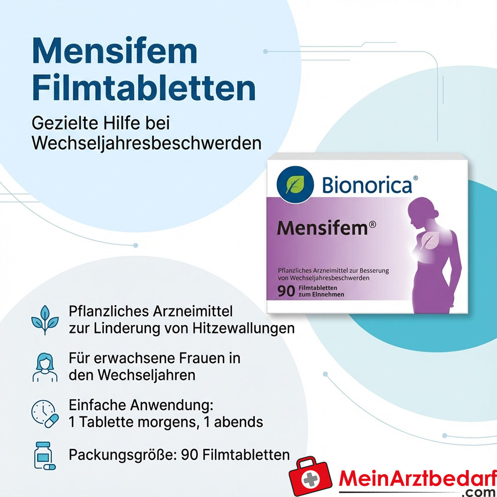 Bionorica Mensifem Filmtabletten 90 St. gegen Wechseljahresbeschwerden
