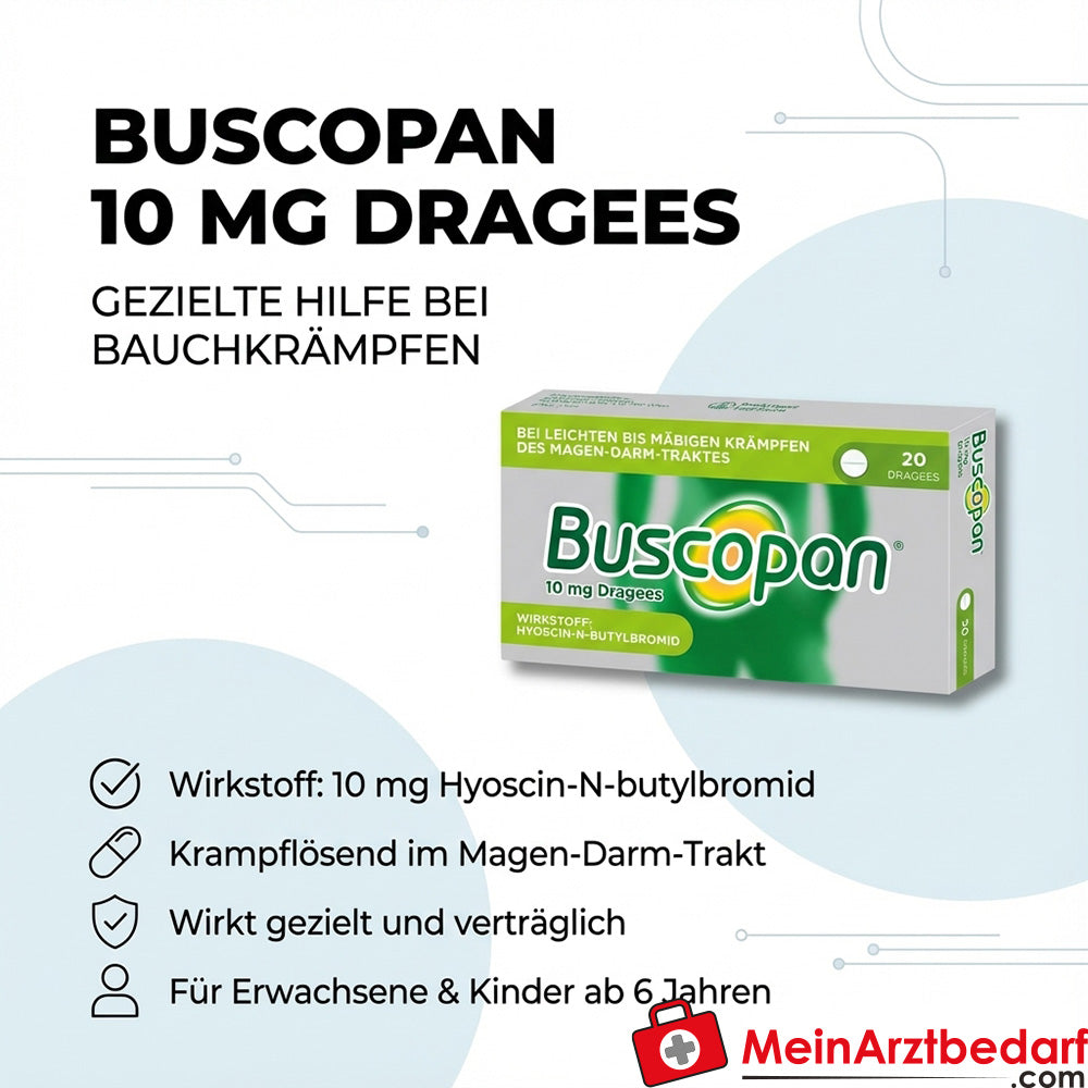 Buscopan 10 mg omhulde tabletten 60 stuks voor buikkrampen