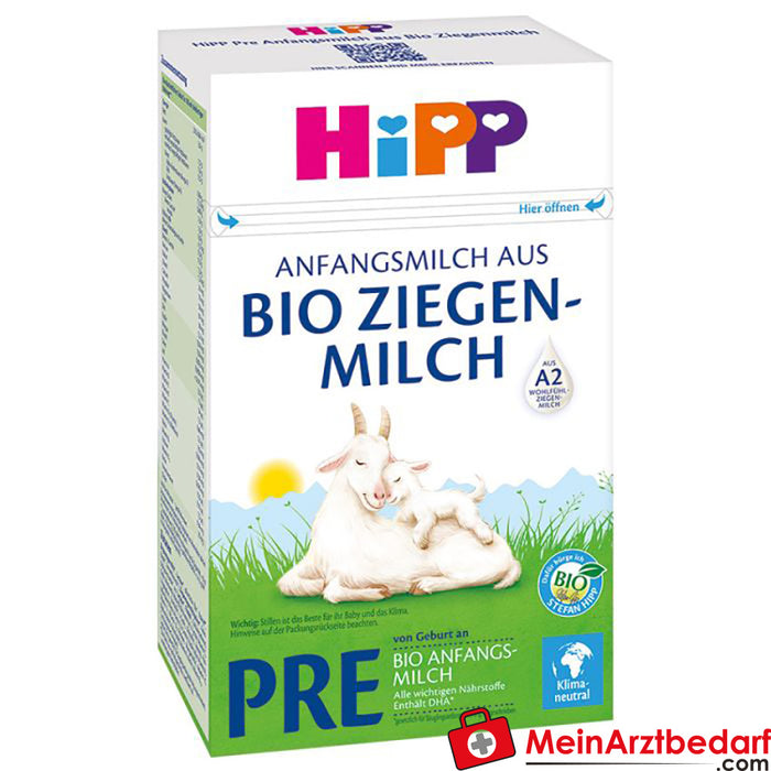 HiPP PRE organik keçi sütünden yapılmış diş çıkarma sütü 400g