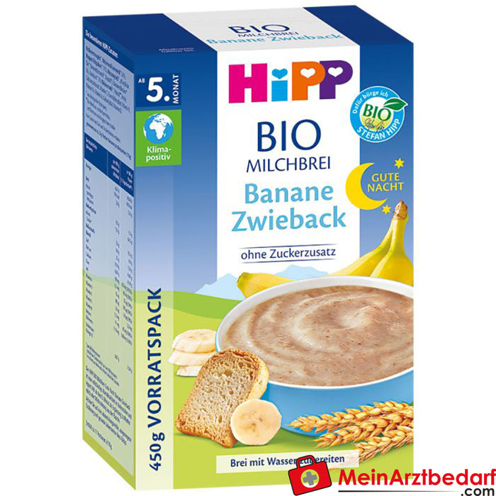 HiPP Good-night porridge banana rusk