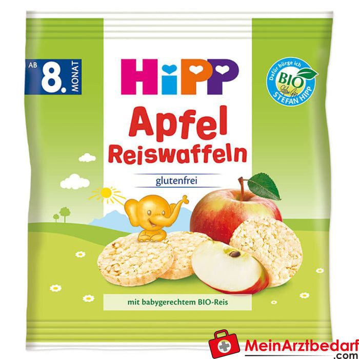 Bolos de arroz de maçã HiPP