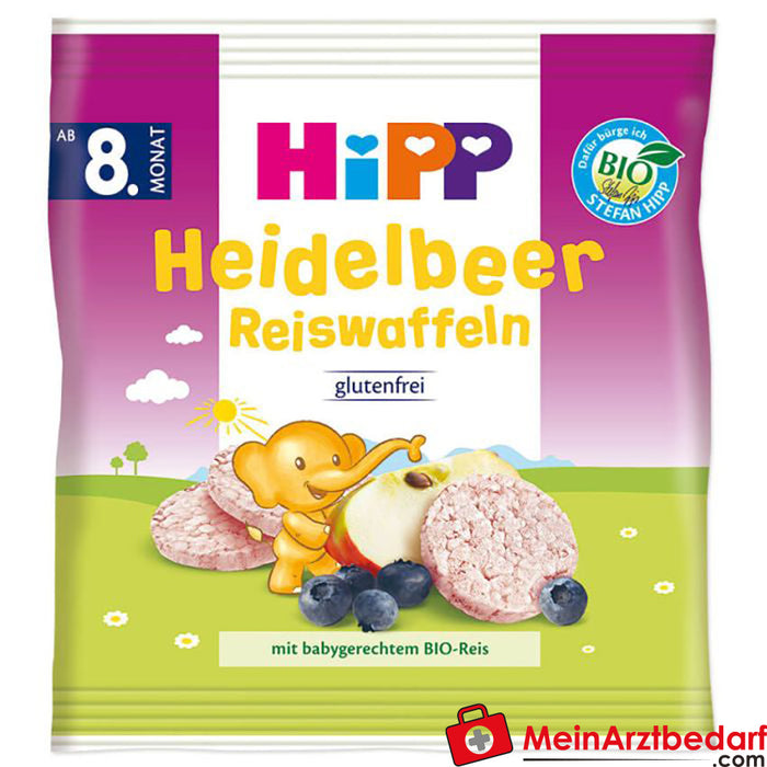 HiPP bosbessen rijstwafels