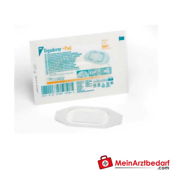 3M Tegaderm Plus Pad transparenter Verband mit Wundauflage