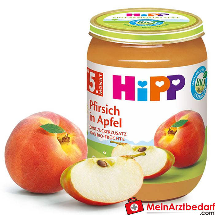 HiPP Melocotón en manzana
