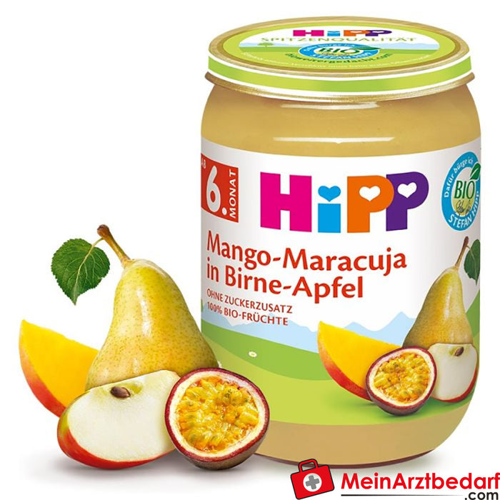 HiPP mango-passion fruit in pear-apple