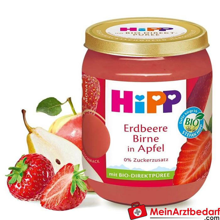 HiPP Erdbeere Birne in Apfel