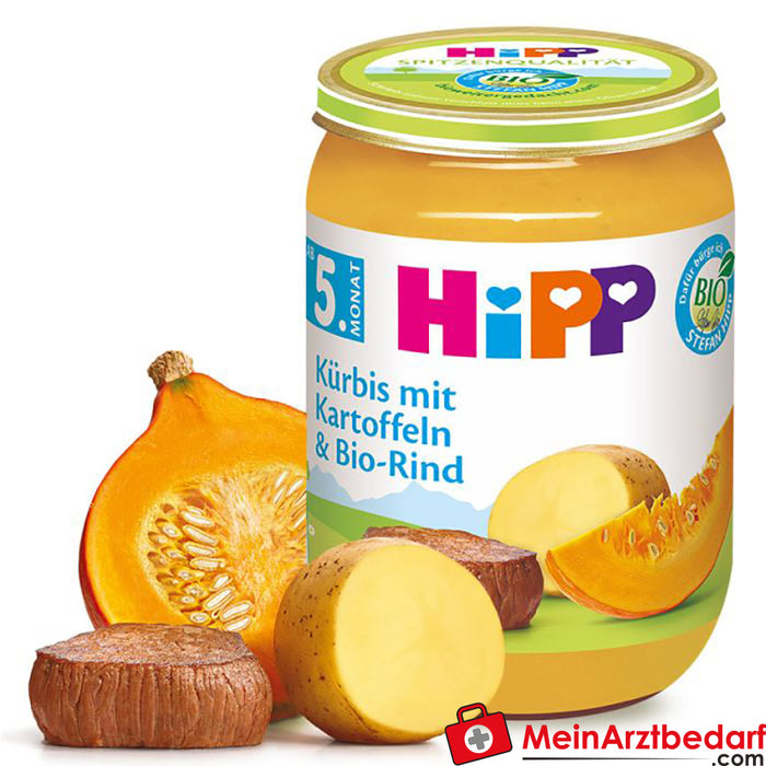 HiPP Kürbis mit Kartoffeln und Bio-Rind