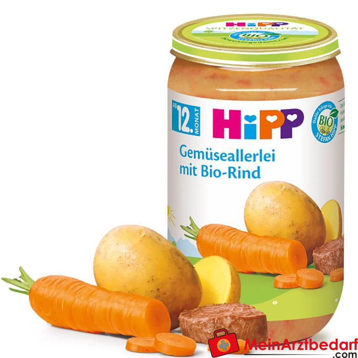 HiPP Gemüseallerlei mit Bio-Rind