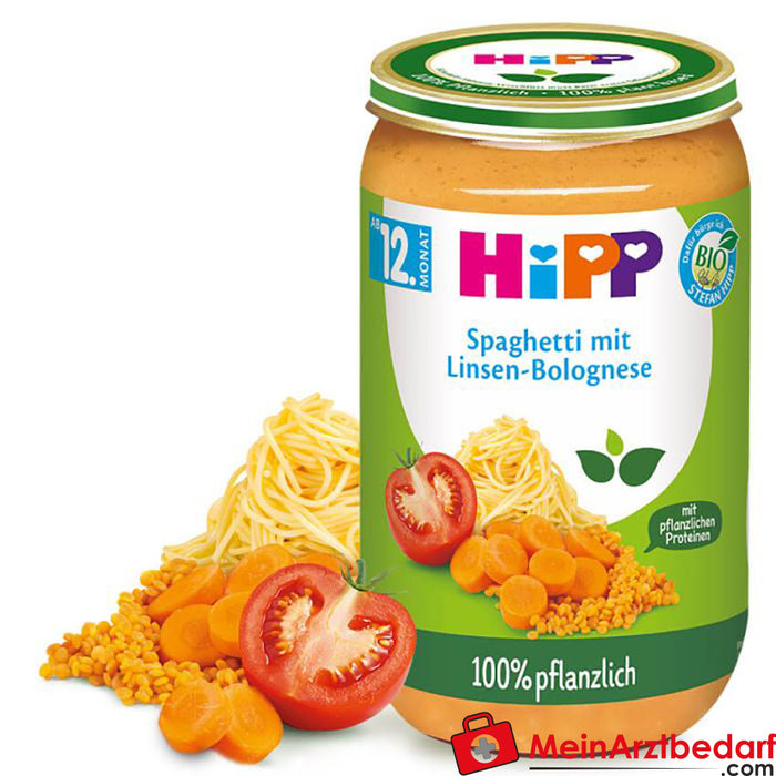 HiPP Spaghetti mit Linsen-Bolognese
