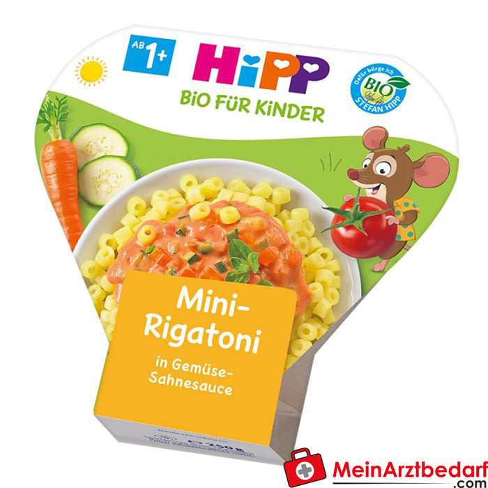 HiPP mini rigatoni w warzywnym sosie śmietanowym