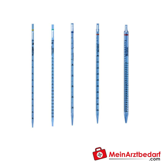 Sarstedt serologische Pipetten in verschiedenen Größen mit Farbcodierung.
