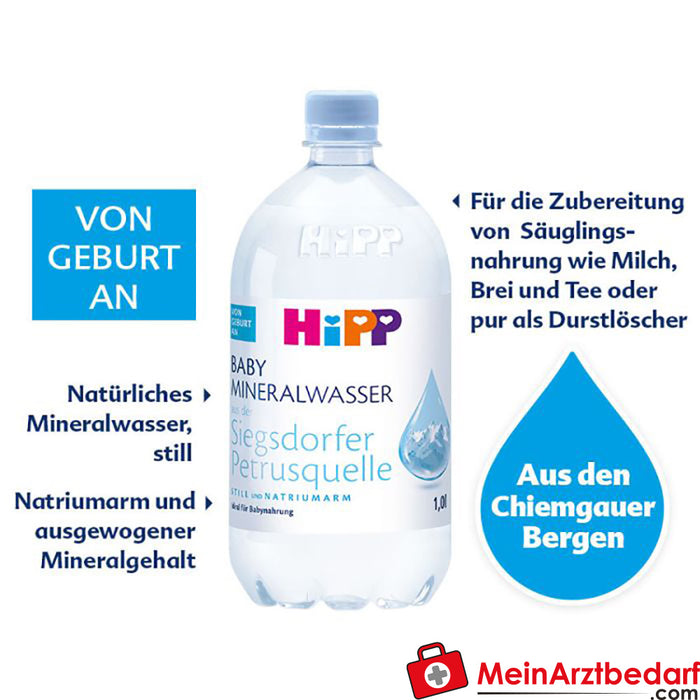 Acqua minerale HiPP per bambini