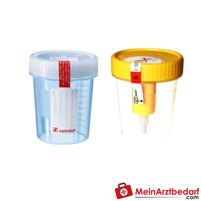 Sarstedt sterile urine beakers with lid