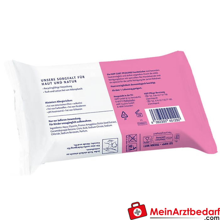 HiPP Babysanft Wet Wipes Gentle Care 4x48 stuks.