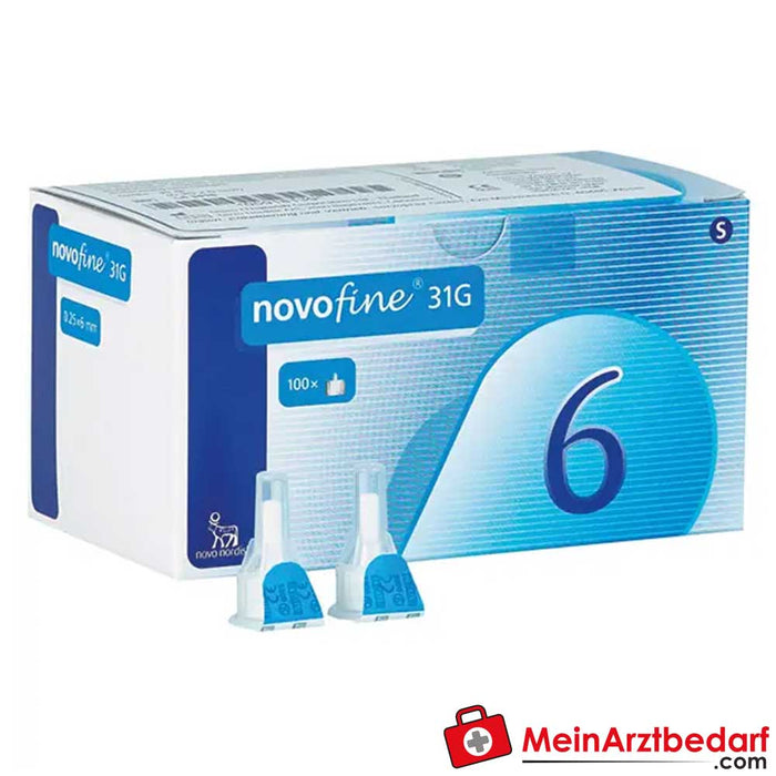 NovoFine® insülin iğneleri, 100 adet.