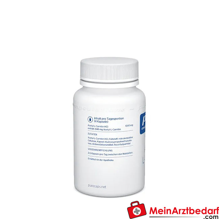 pure encapsulations® Acetyl-L-Carnitine, 60 Kapsül