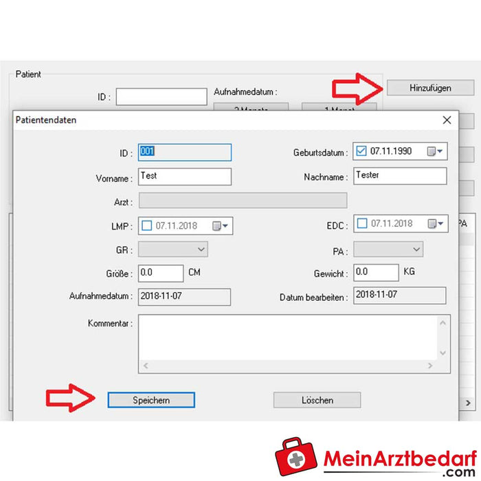 Moniteur fœtal jumeau Medical Econet Smart 3