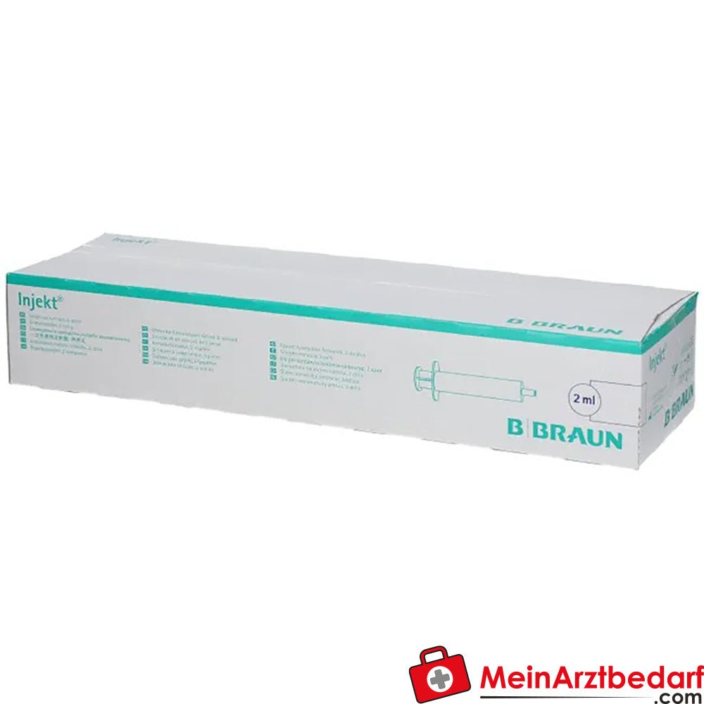 Braun Injekt® Solo 2-teilige Einmalspritzen mit zentrischem Konus Luer-Ansatz, 200ml.