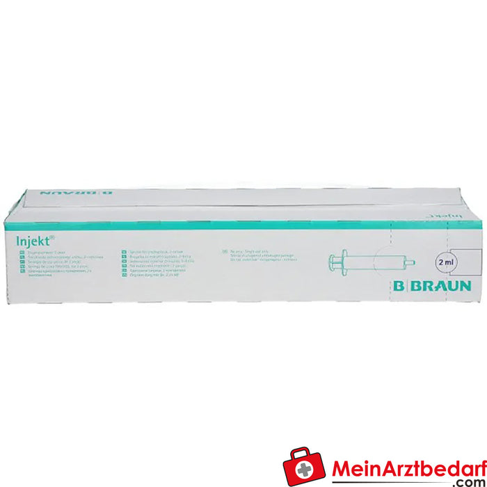Braun Injekt® Solo 2-delige wegwerpspuiten met centrische kegel Luer-aansluiting, 200 ml