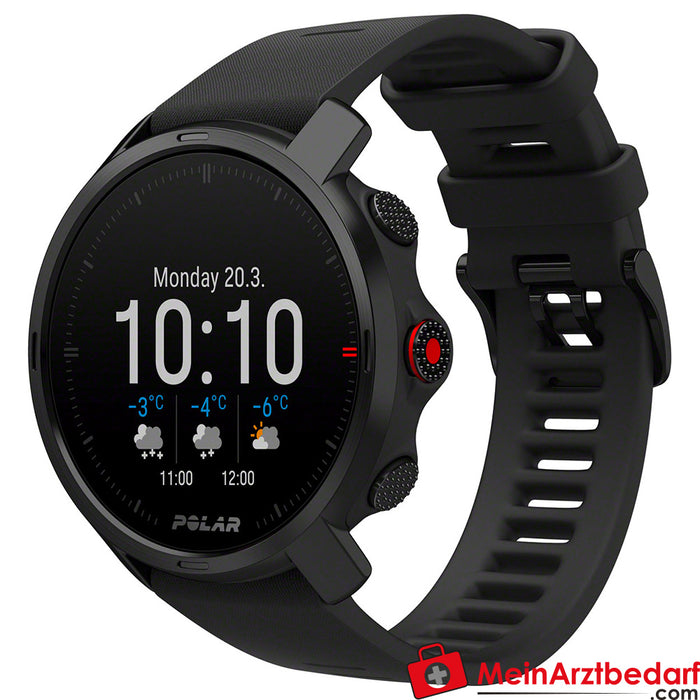 Reloj multideporte POLAR Grit X, talla M/L, negro