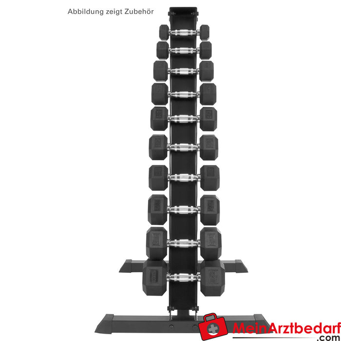 Dumbbell stand for 20 dumbbells, 74x62x128 cm