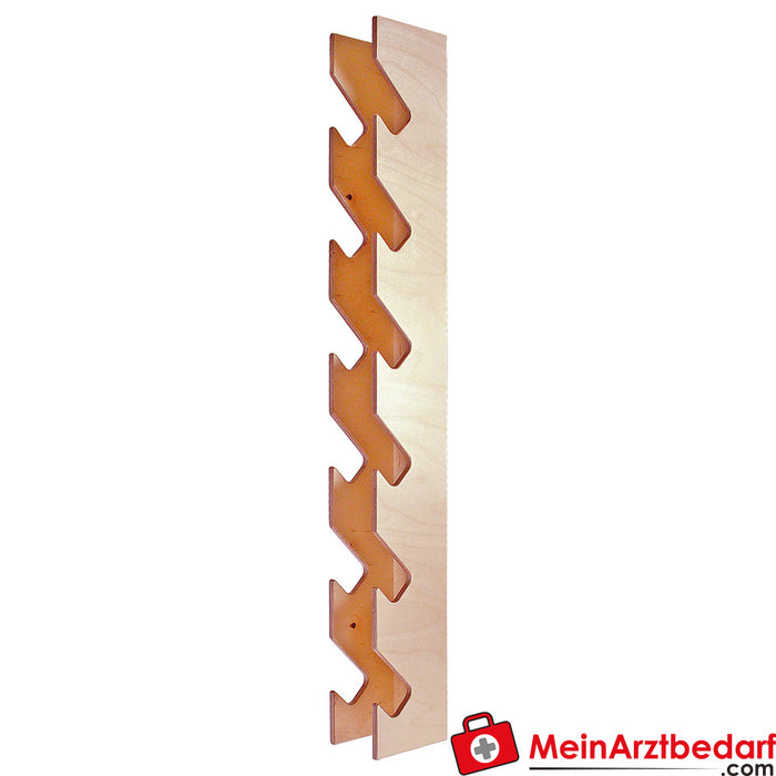 Conjunto de suporte de parede incl. halteres, 0,5-5 kg, 6 peças