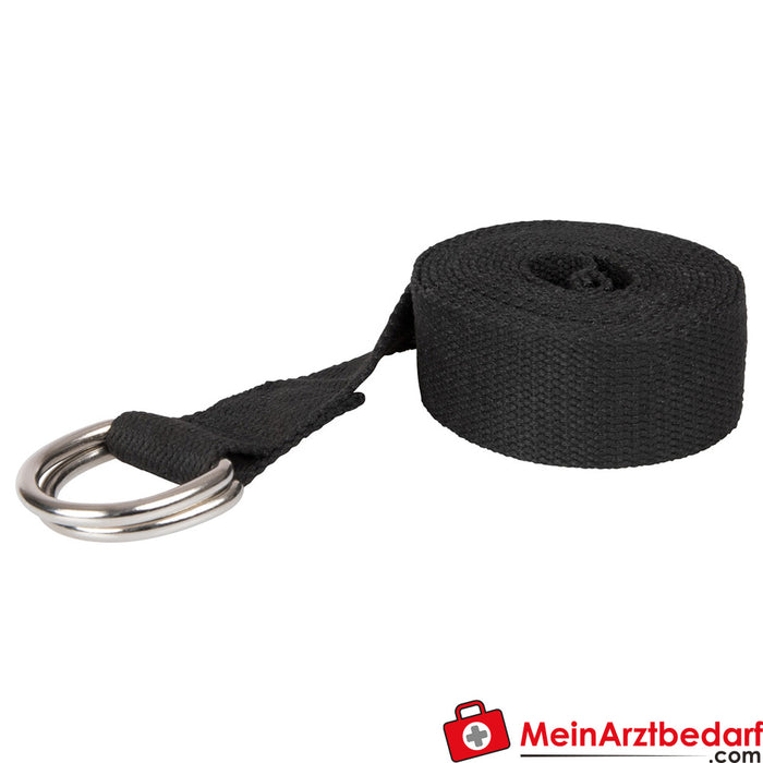Sport-Tec 瑜伽带，180x3.8 厘米，黑色