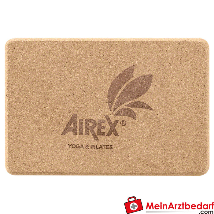 AIREX cork yoga block ECO, 22.5x15x7.4 cm