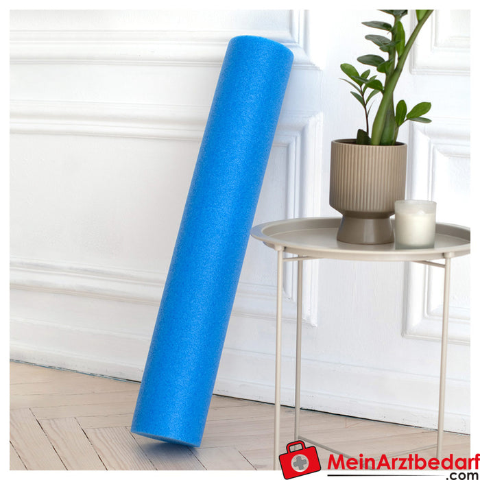 Rouleau de yoga, ø 15 cm x 90 cm, bleu