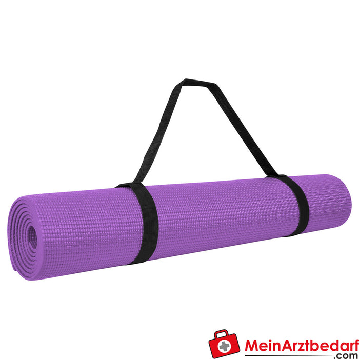 Sport-Tec yoga matı, taşıma kayışı dahil, LxWxH 180x60x0,4 cm