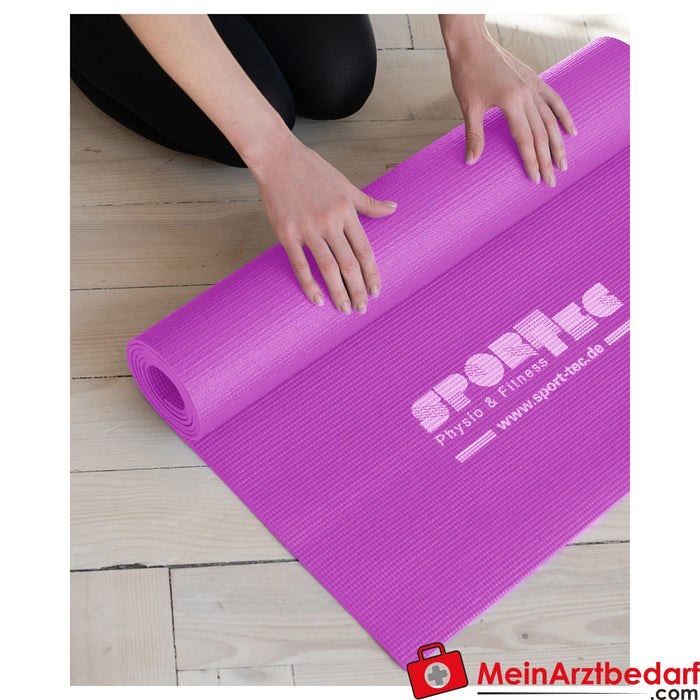 Esterilla de yoga Sport-Tec incl. correa de transporte, LxAxA 180x60x0,4 cm